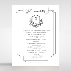 Paper Regal Enchantment wedding stationery accommodation enclosure invite card design