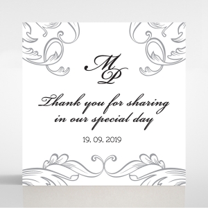 Aristocrat wedding stationery gift tag