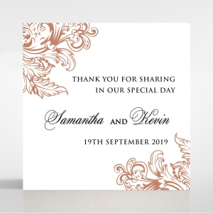 Baroque Romance wedding stationery gift tag