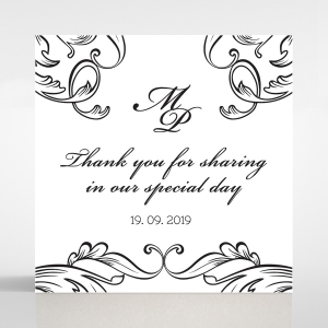 Paper Aristocrat wedding gift tag design