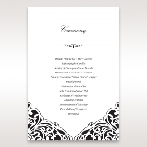 elegance-encapsulated-laser-cut-black-wedding-stationery-order-of-service-ceremony-card-DG114009-WH