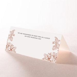 Baroque Romance wedding place card stationery design