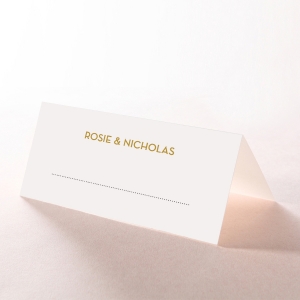 Gold Chic Charm Paper table place card