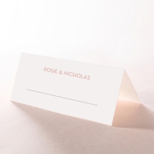 Pink Chic Charm Paper wedding venue place card stationery item