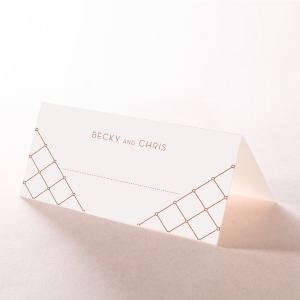 Quilted Grace wedding stationery place card