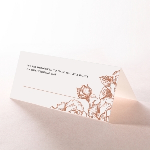 Rose Garden reception table place card stationery