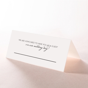 United as One wedding venue table place card stationery item