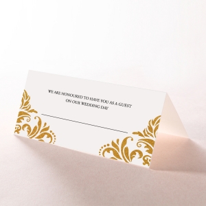 Victorian Extravagance with Foil wedding stationery place card item