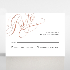 A Polished Affair rsvp invitation design