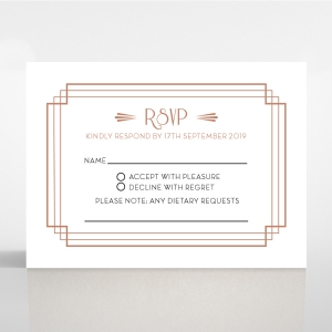 Art Deco Allure rsvp invite