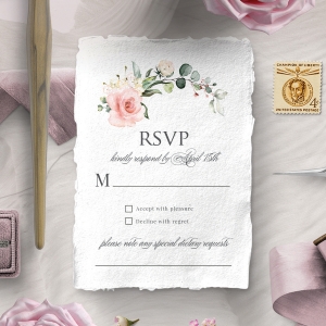 Garden Party rsvp invitation design