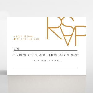 Minimalist Love rsvp wedding enclosure card design