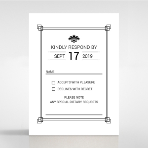 Paper Gilded Decadence rsvp design