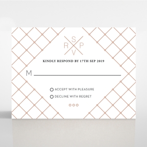 Quilted Grace rsvp wedding enclosure design