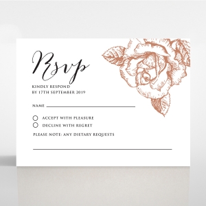 Rose Garden rsvp card design