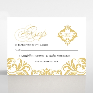 Victorian Extravagance rsvp wedding enclosure design