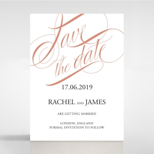 A Polished Affair save the date invitation stationery card item