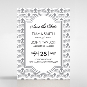 Grand Heirloom save the date invitation stationery card design