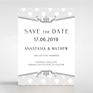 Luxe Victorian save the date card