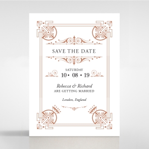 Regal Frame save the date card design