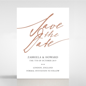 Sunburst save the date wedding stationery card design