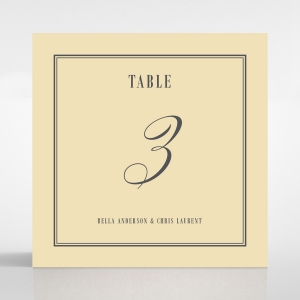 Golden Baroque Gates table number card stationery item