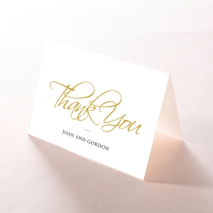 Diamond Drapery wedding thank you stationery card item