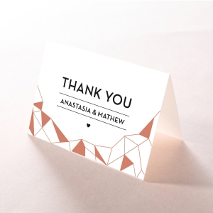 Digital Love thank you wedding stationery card