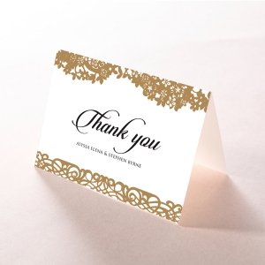 Enchanting Forest thank you wedding card design