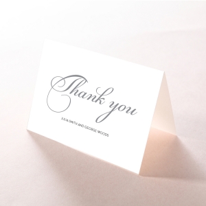 Fracture wedding thank you card design