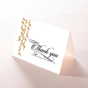 Unbroken Romance wedding stationery thank you card item