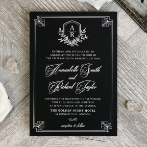 Ace of Spades Invitation Card