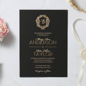 Aristocrat Wedding Invitation Card