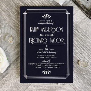 Art Deco Allure Invitation