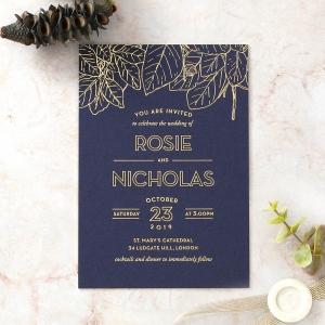 Botanical Canopy Wedding Invitation