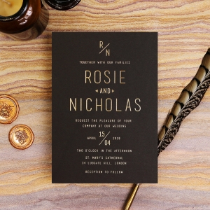 Minimalist Love Invitation Card Design