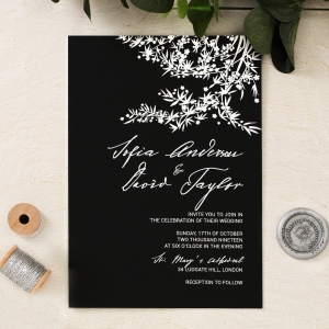 Oriental Romance Wedding Invitation Card Design