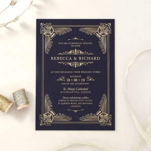 Regal Frame Wedding Invitation