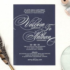 Timeless Romance Invitation Card Design