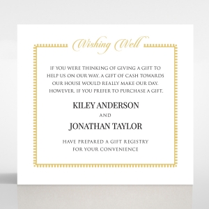 Blooming Charm wedding stationery wishing well invitation card design