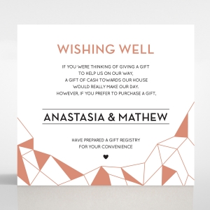 Digital Love wishing well stationery invite