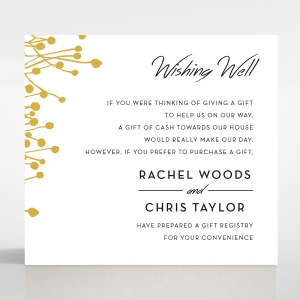 Flourishing Romance wishing well card design