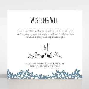 Forest Love wedding wishing well invite