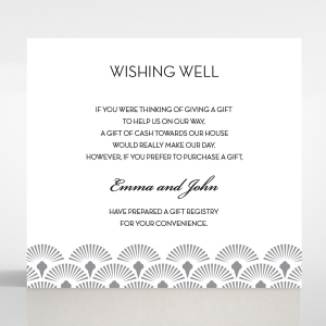 Grand Heirloom wedding stationery gift registry invitation