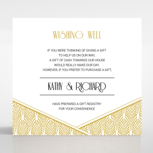 Jeweled Ikat wedding stationery gift registry invite card