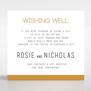 Minimalist Love wedding wishing well invitation card design