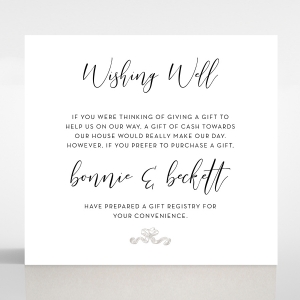 Paper Timeless Simplicity wedding stationery gift registry invitation