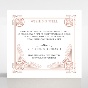 Regal Frame wedding stationery gift registry invite