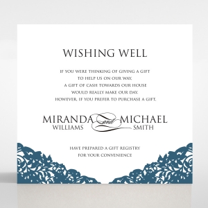 Royal Prestige wedding wishing well invitation