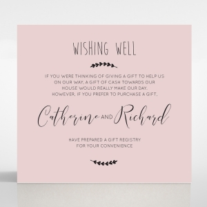 Sweet Romance wedding stationery wishing well invite card design